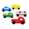 Matoyi Wooden Emergency Toy Vehicle Set of 5
